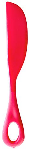 Lily cook Totally Addict KS9210 Spatule à tartiner PP Rouge/Jaune/Vert/Rose/Gris 20,30 x 1 x 3 cm