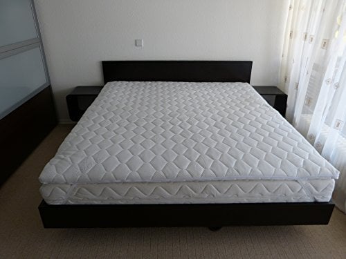 Topper Visco 180 x 200 cm. Cuscino viscoelastico interno 7 cm + fodera trapuntata (180)