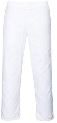 Portwest Bakers Trouser, Size: XXXL, Colour: White, 2208WHRXXXL