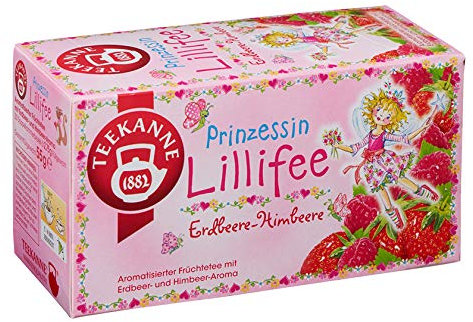 Teekanne - Prinzessin Lillifee Erdbeer-Himbeer-Tee - 20 Teebeutel