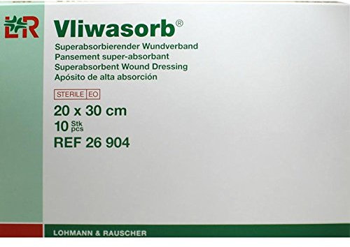 VLIWASORB superabsorb.Saugkomp.steril 20x30 cm 10 St