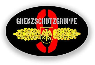 Aufkleber/Sticker Grenzschutzgruppe 9 Antiterrorreinheit BPOL 11x7cm A946