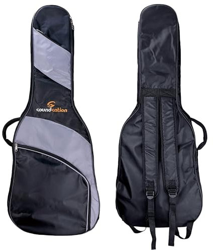 Soundsation PGB-5 CG Custodia per chitarra classica 3/4, 100 x 41 x 13 cm, nero/grigio