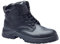Blackrock Trekking Boot S3 Water Resistant Safety Boots with Anti Static Protection, Black Leather, Steel Toe Cap and Protective Steel Midsole, Ankle Support, Lightweight Safety Work Boot - Size 3