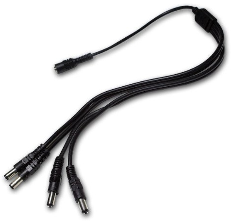 world-trading-net - DC-Verteiler 5,5/2,1mm 1x Kupplung / 4x Stecker