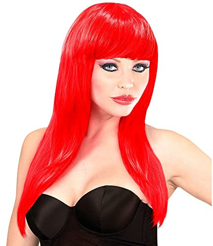 W WIDMANN MILANO Party Fashion - Perücke Vogue, Kunsthaar, Langhaarperücke für Karneval