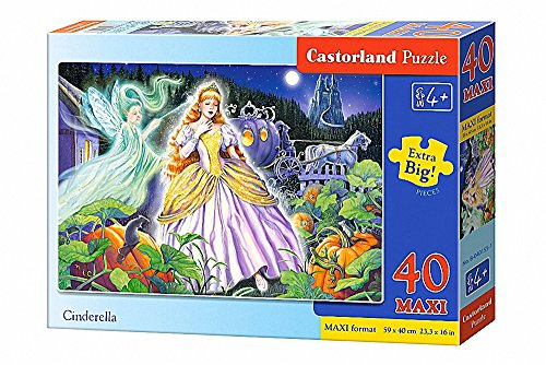 Castorland Cinderella Jigsaw Premium Maxi Puzzle (40-Piece, Multi-Colour)