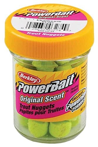 Berkley PowerBait Power Nuggets Fishing Dough Bait, Chartreuse