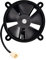 GOOFIT Ventilador Radiador 12V Moto DC Refrigerante Redondo reemplazo para 200cc 250cc Coche ATV Quad Pit Bike Go Kart Ciclomotor y Scooter Negro