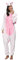 Adulte Kigurumi Unisexe Anime Animal Costume Cosplay Combinaison Pyjama ou Déguisement - Licorne rose Taille M