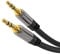 KabelDirekt – Cable Jack 3,5mm – 7,5m – Conectores Metálicos – Disponible en 0,3-10m (Cable de Audio/Mini Jack 3.5mm, Aux/Auxiliar, para Teléfono, PC/Portátil, Coche y HiFi, negro)