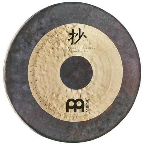 34 Chau Tam Tam with Beater — For Sound Healing Therapy, Meditation and Yoga — Bronze Alloy, 2-YEAR WARRANTY