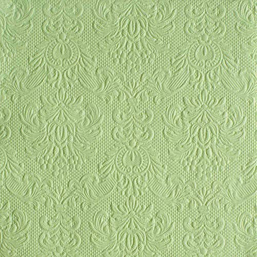Ambiente Servietten Lunch / Party 33x33cm Elegance Pale Green Geprägt / embossed