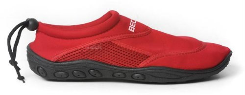 BECO Badeschuhe / Surfschuhe für Damen und Herren rot 43