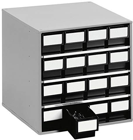 Treston Schubladenmagazin 1640 ESD, BxTxH 400x400x395 mm, schwarz, ESD