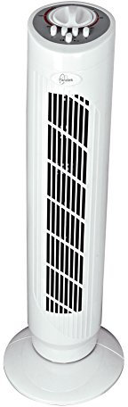 Farelek Dakota Colonne de ventilation DAKOTA 45W hauteur 75cm, corps plastique blanc, 3 vitesses, timer 0-120min, oscillant 160°