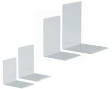 MAUL Buchstützen Acryl, transparent, 150x160x210 mm