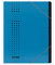 Elba Ordnungsmappe chic, Karton (RC), 450 g/qm, A4, 7 F„cher, blau