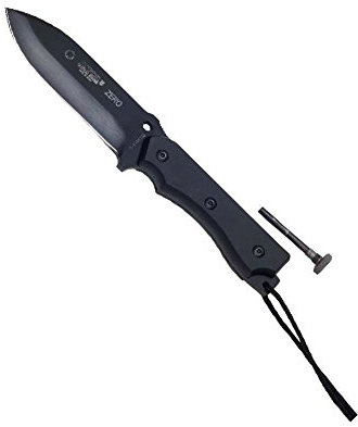 Aitor 16127 Cuchillo de Caza, Negro, L