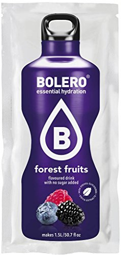 Sugar free forest friut flavoured instant drink. -6 sachets- Bolero