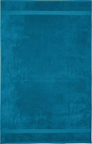 Erwin Müller Badetuch Friedrichshafen 100% Baumwolle ozeanblau Größe 100x150 cm - Premium-Qualität, unvergleichlich saugfähig, hautsympathisch, formstabil (weitere Farben)