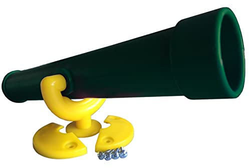Teleskop Fernrohr für Spieltürme, (gelb/grün)