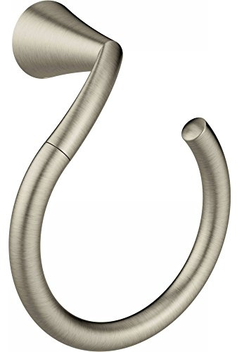 Moen YB2386BN Glyde Towel Ring, Brushed Nickel