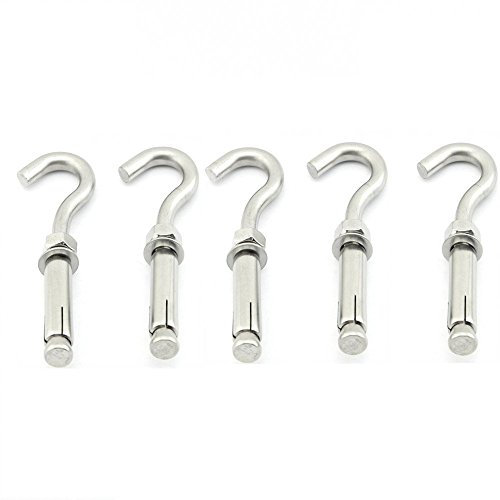 Yasorn Viti Ganci M8 Bulloni per espansione in acciaio inox Viti per viti ad alta tensione 5pz