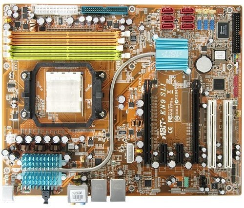 ABIT KN9 SLI - Carte-mère - ATX - Socket AM2 - nForce 570 SLI - FireWire - 2 x Gigabit Ethernet - audio HD (8 canaux)