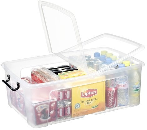 50lt clear plastic smart box + lid