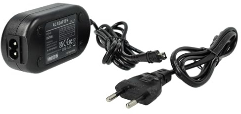 vhbw Netzteil kompatibel mit Canon Legria HF R21 | HF R200, HF R26, HF R27, HF R28, HF R205, HF R206, HF R20 Kamera, Digitalkamera, 2m - Ersatz für CA-110, CA-110E