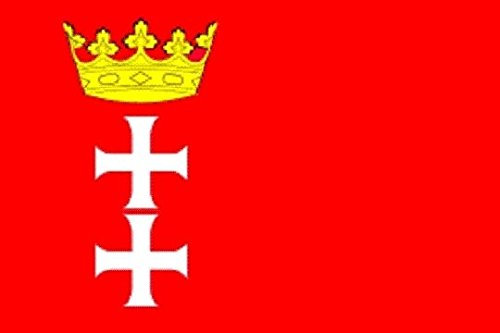 U24 Flagge Fahne Danzig 90 x 150 cm