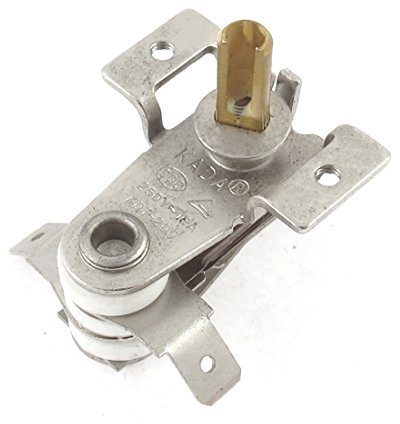 sourcing map AC 250V 16A 70C Bimetal Ajustable Temperatura Calefacción Termostato
