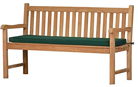 Kai Wiechmann Auflage Gartenbank Bankauflage 120 x 47 cm grün 100% strapazierfähiges Polyester