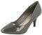 Spot On Damen Pumps mit Absatz F9905, - grau lackiert - Größe: 40 EU