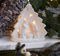 Gisela Graham Christmas Ceramic White Tree Nativity Tea Light Decoration by Gisela Graham