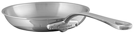 Mauviel 1830 M'Cook 521330 Frying Pan Stainless Steel 30 cm
