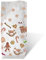 Ursus 5850000 - Geschenk Bodenbeutel, Süße Weihnacht, 10 Stück, aus lebensmittelechter Folie, ca. 11,5 x 19 cm, transparent, bedruckt, ideal für kleine Überraschungen