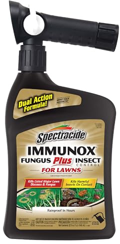 Spectracide Immunox Fungus Plus Insect Control For Lawns 32 Ounces, Dual Action, Hose-End Concentrate