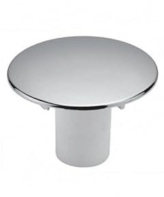 Valentin - Capot ABS Chromé avec Tube Garde d'eau pour bonde diamètre 90 mm - VALGR32500