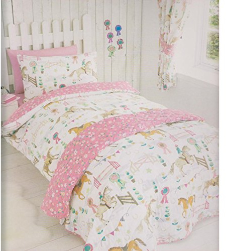 Kids Club Horseshow Double Duvet Cover Set