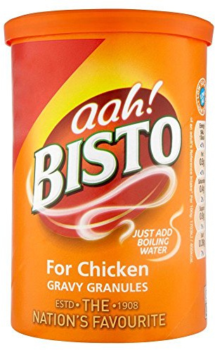 Bisto - Fond de sauce en poudre - goût poulet - lot de 4 pots de 170 g