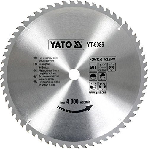 YATO YT-6086 TCT-Blade Wood 400 x 60 x 30 mm