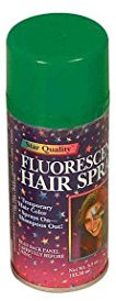 Green Fluorescent Hair Spray