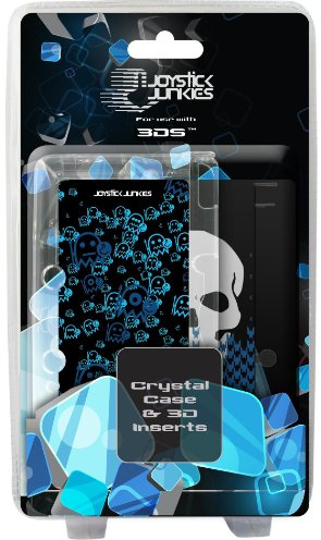 Joystick Junkies Crystal Case Plus 2 Lenticular Prints - Black (Nintendo 3DS)