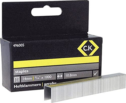 C.K Tackerklammern, 10, 5 x 14 mm, Inhalt 1.000 Stück