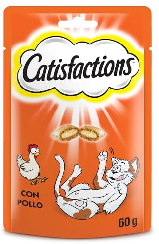 Catisfaction Premios para Gatos, Sabor Pollo, 60g