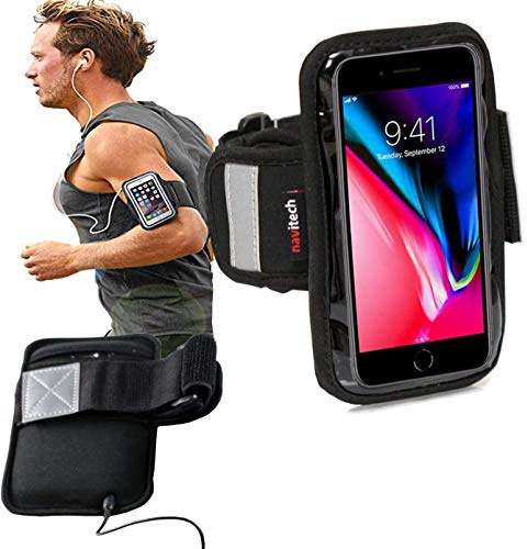Navitech Bon Plan Sport : Brassard pour Smartphone + Gants tactiles Blancs pour Google Nexus 6
