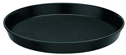 Bierglasträger aus Polypropylen in schwarz - mit rutschhemmender Oberfläche (non slip) / Bierglasträger 1: Ø 32 cm, Höhe: 3,5 cm/Bierglasträger 2: Ø 36 cm, Höhe: 3,5 cm (Bierglasträger Ø 36 cm)