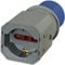 Electraline 80863 Adaptador Enchufe a 3 Polos Industrial IEC Enchufe polivalente (Schuko + 10/16 A) Apto para Caravana, Camping, Caravan, Barco, Obra – IP20 Gris